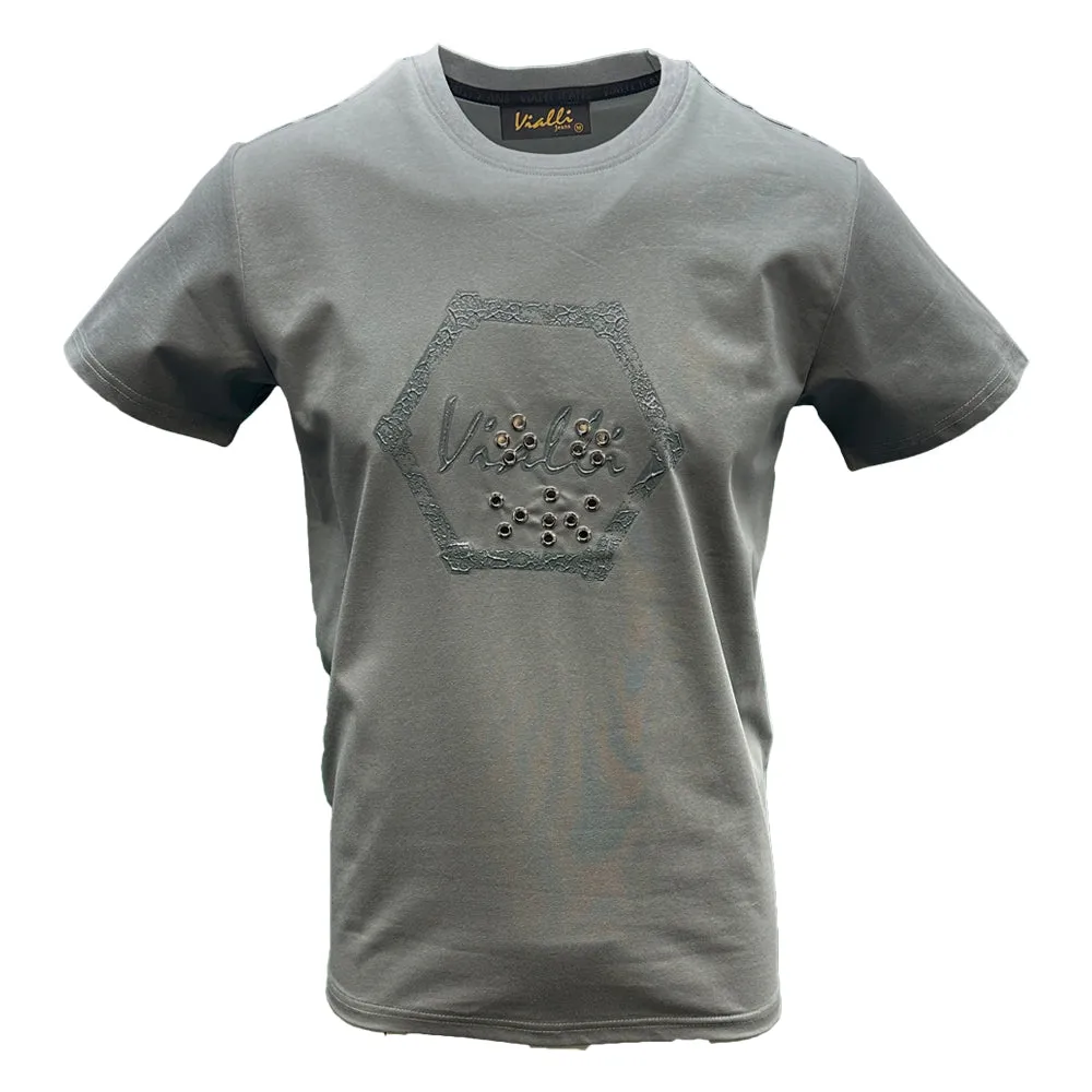 VIALLI Extreme Grey T Shirt