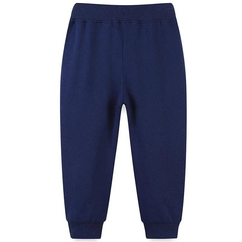 Whale Cartoon Kids Boys Pants: Playful Fashion