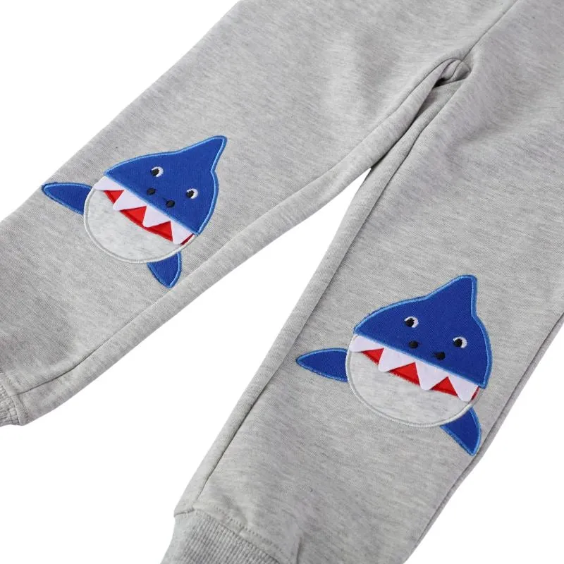 Whale Cartoon Kids Boys Pants: Playful Fashion
