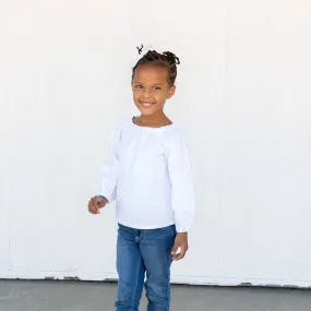 White Peasant Blouse