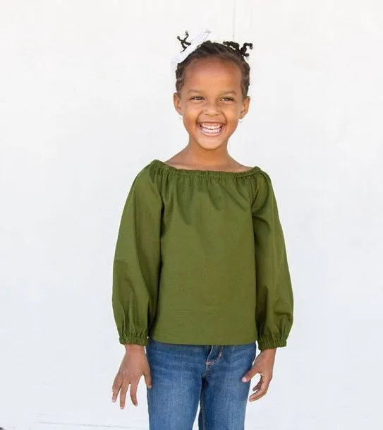 White Peasant Blouse