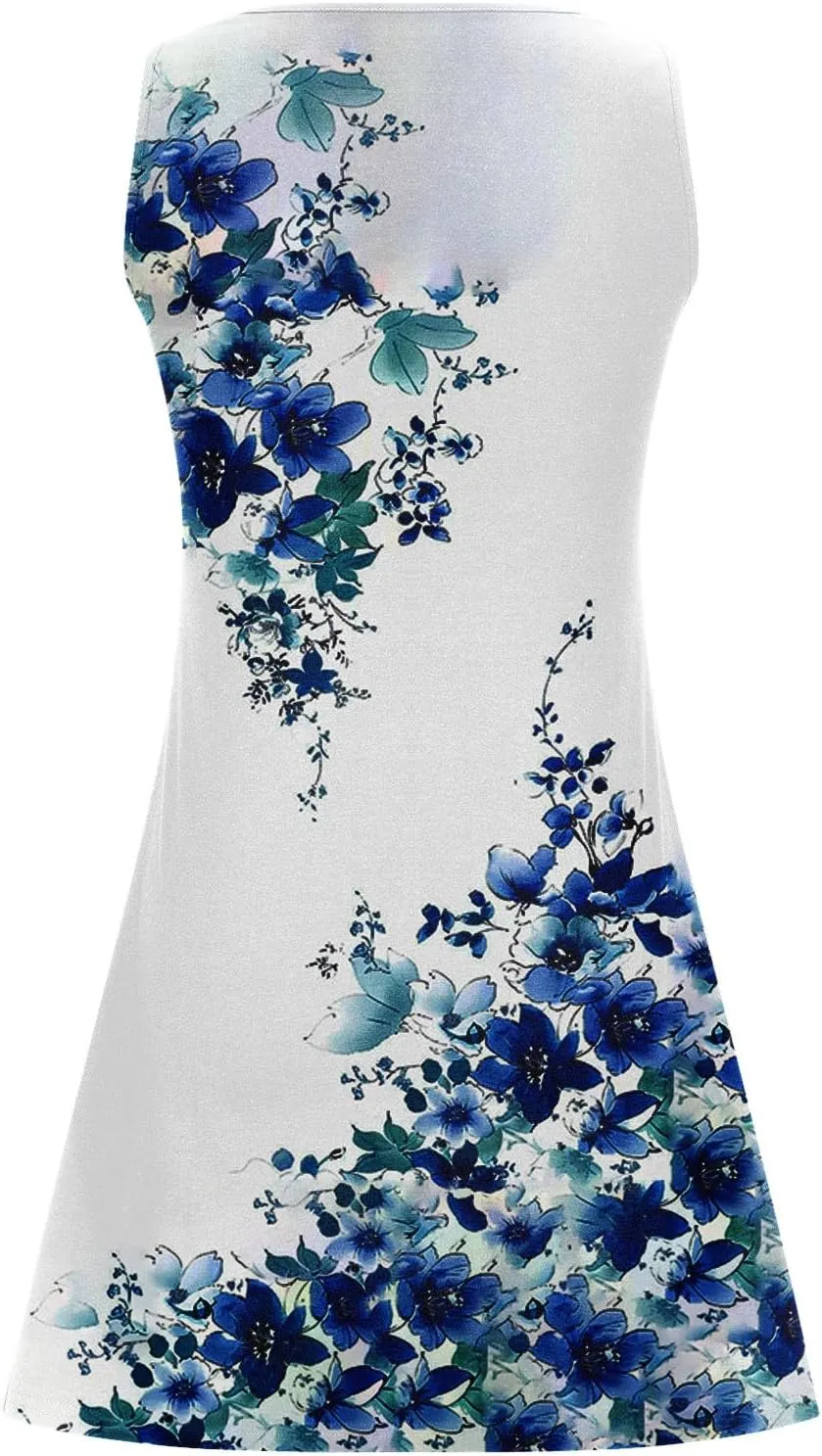 Women Dresses Casual Exotic Boho Waist-Length Trendy Dress Elegant Midi Dress Retro Sexy Beach Wedding Guest Dress
