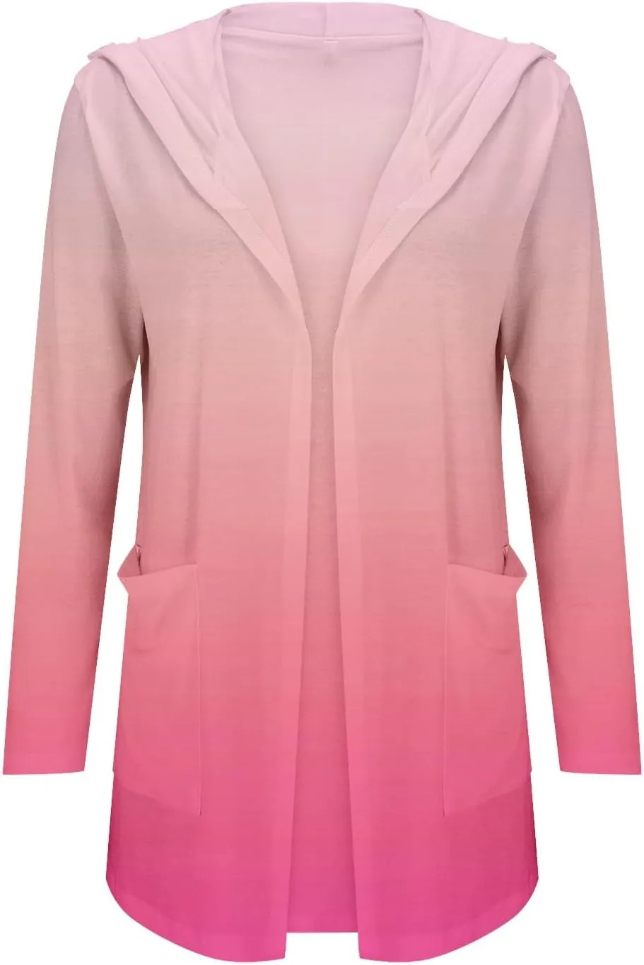 Womens Cardigans 2024 Summer Lightweight Long Sleeve with Pockets Plus Size Casual Trendy Thin Open Front Cardigan