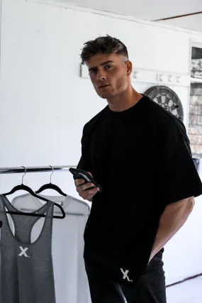 X. Oversized T-Shirt - Black