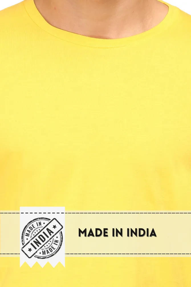 Yellow T-shirt for men