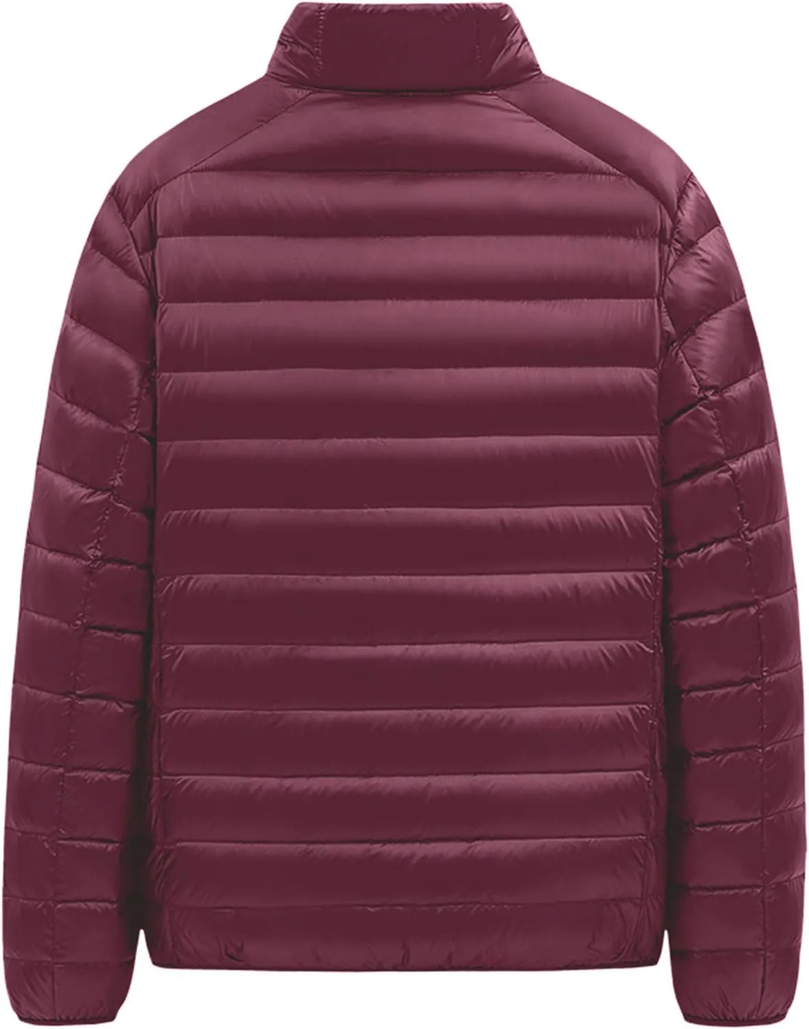 Ymosrh Mens Jackets Down Cotton Jacket Light and Thin Stand Collar Loose Large Casual Jacket
