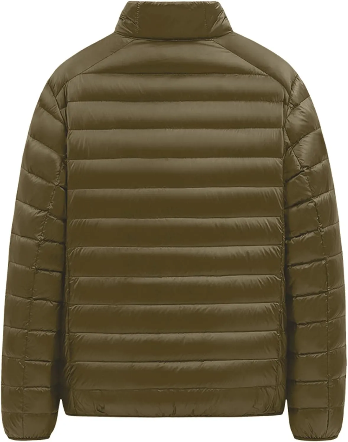 Ymosrh Mens Jackets Down Cotton Jacket Light and Thin Stand Collar Loose Large Casual Jacket